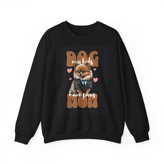 Dog Mom Sweatshirt - Cozy Unisex Crewneck with Adorable Puppy Design, Perfect Gift for Pet Lovers, Birthdays, Dog Lovers, Casual Wear
