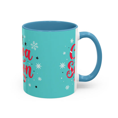 Hot Cocoa Season Mug, Cute Winter Coffee Cup, Cozy Holiday Drinkware, Kakao Tasse Winter, Weihnachts Becher Geschenk