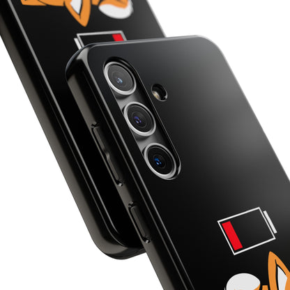 Shiba Inu Low Battery Phone Case for iPhone and Samsung