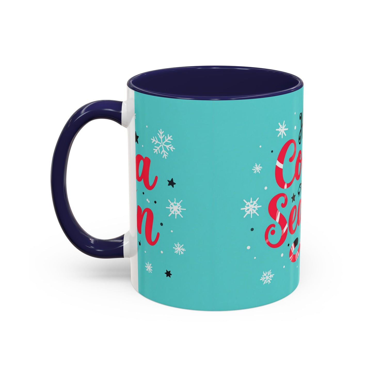 Hot Cocoa Season Mug, Cute Winter Coffee Cup, Cozy Holiday Drinkware, Kakao Tasse Winter, Weihnachts Becher Geschenk
