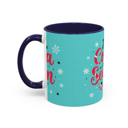 Hot Cocoa Season Mug, Cute Winter Coffee Cup, Cozy Holiday Drinkware, Kakao Tasse Winter, Weihnachts Becher Geschenk