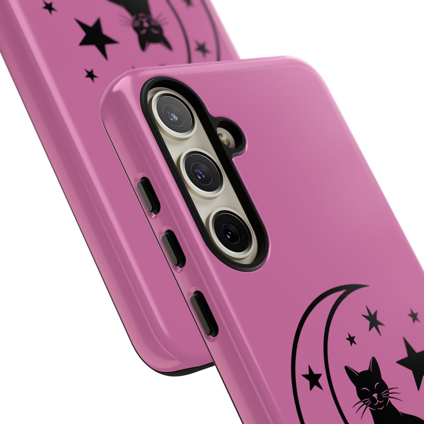 Black Cat Moon Phone Case for iPhone and Samsung
