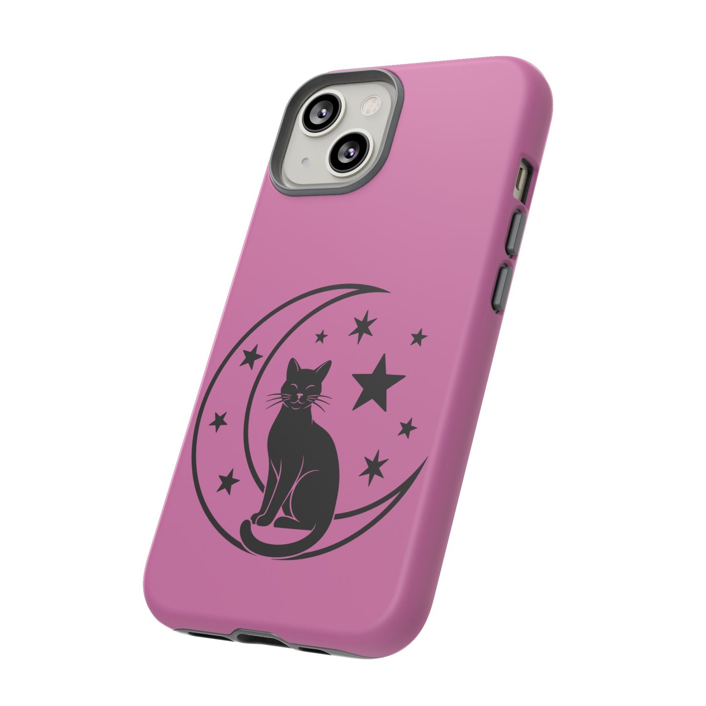 Black Cat Moon Phone Case for iPhone and Samsung