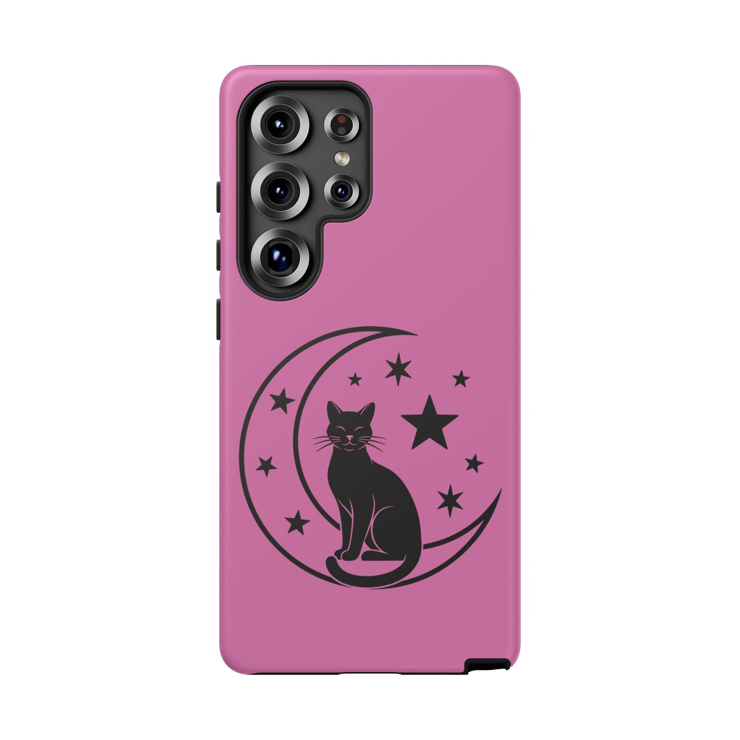 Black Cat Moon Phone Case for iPhone and Samsung