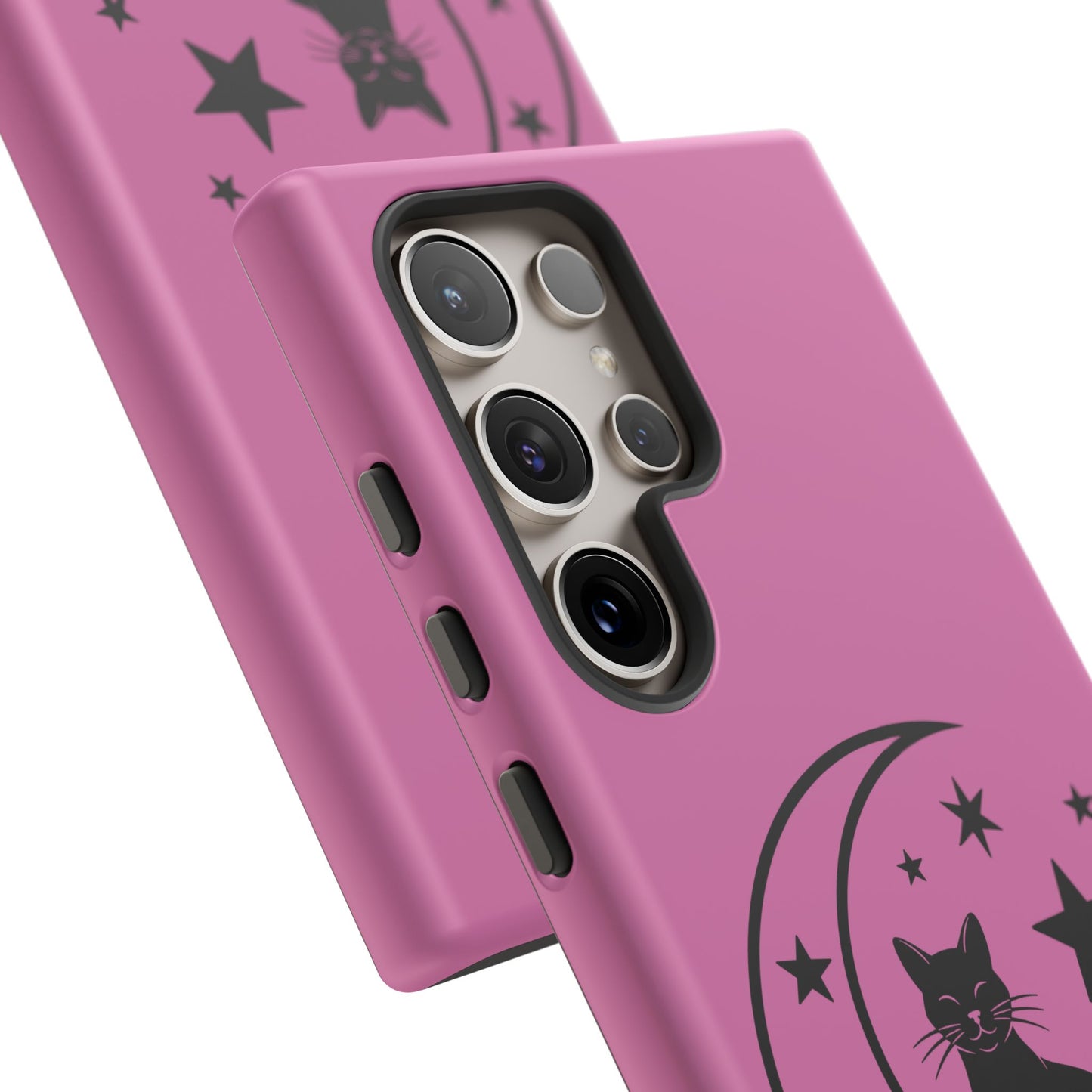 Black Cat Moon Phone Case for iPhone and Samsung