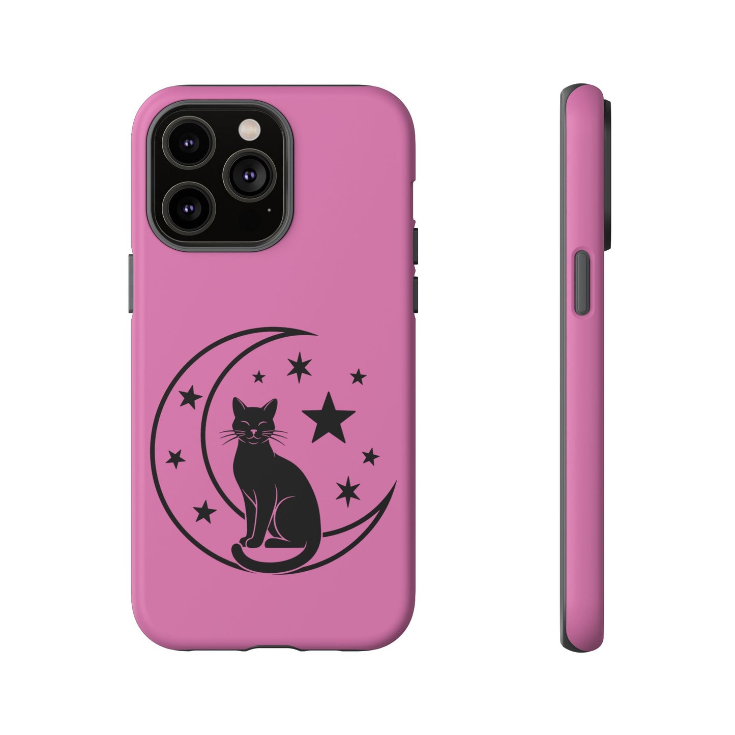 Black Cat Moon Phone Case for iPhone and Samsung