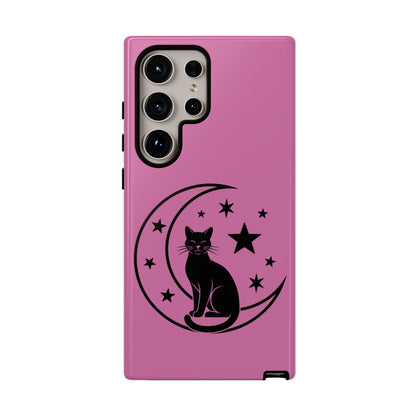 Black Cat Moon Phone Case for iPhone and Samsung