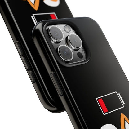 Shiba Inu Low Battery Phone Case for iPhone and Samsung