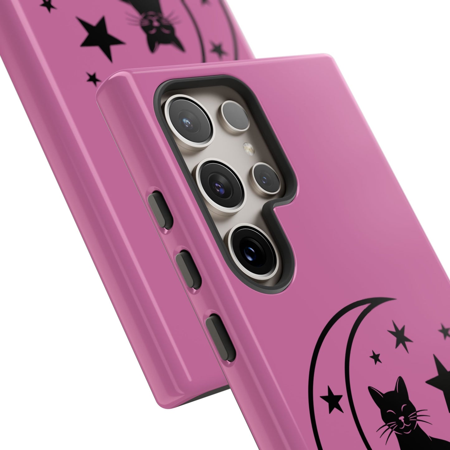 Black Cat Moon Phone Case for iPhone and Samsung