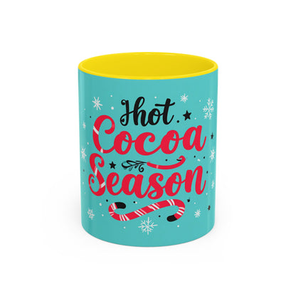 Hot Cocoa Season Mug, Cute Winter Coffee Cup, Cozy Holiday Drinkware, Kakao Tasse Winter, Weihnachts Becher Geschenk