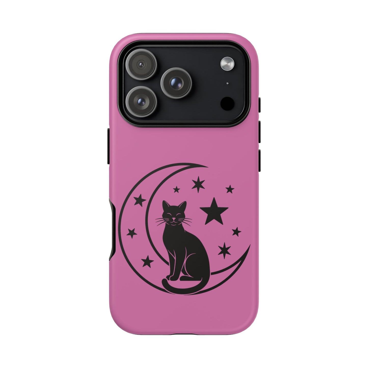 Black Cat Moon Phone Case for iPhone and Samsung