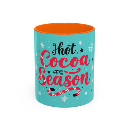 Hot Cocoa Season Mug, Cute Winter Coffee Cup, Cozy Holiday Drinkware, Kakao Tasse Winter, Weihnachts Becher Geschenk