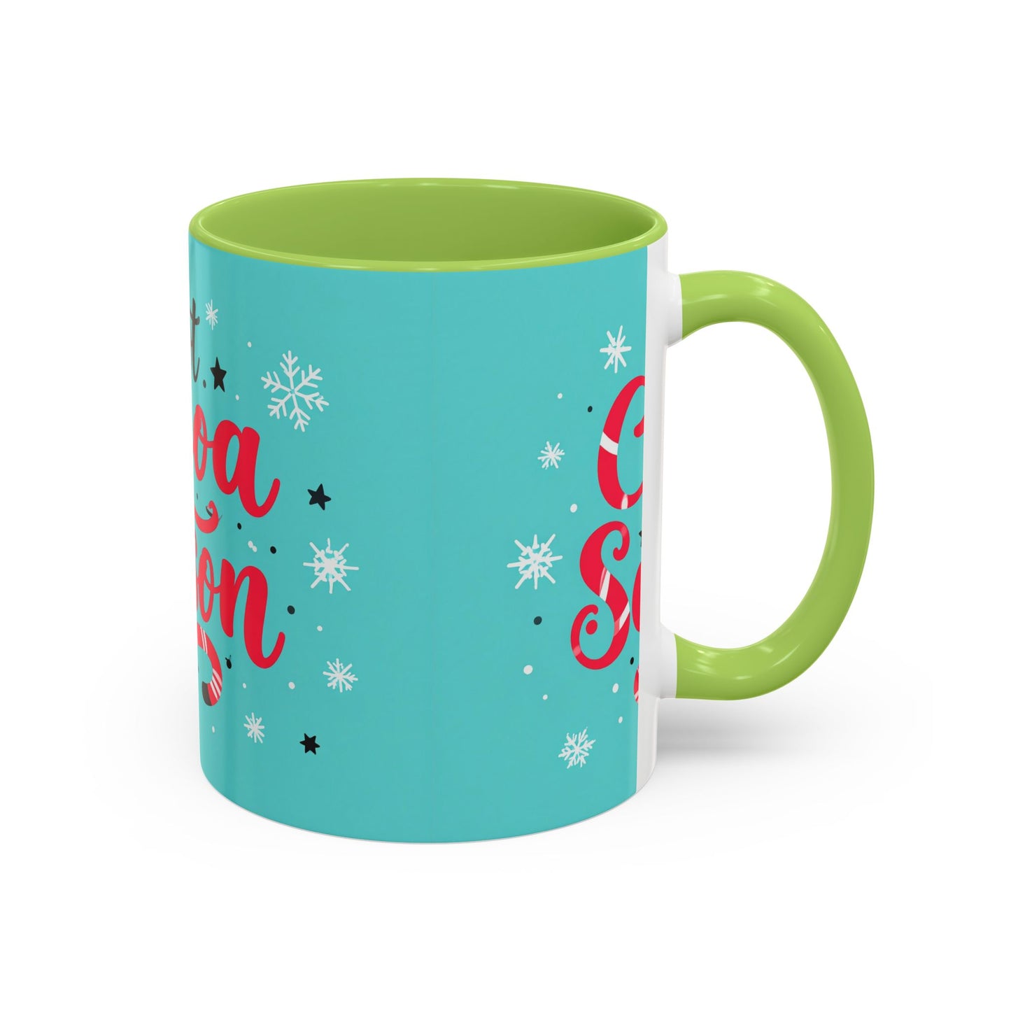 Hot Cocoa Season Mug, Cute Winter Coffee Cup, Cozy Holiday Drinkware, Kakao Tasse Winter, Weihnachts Becher Geschenk