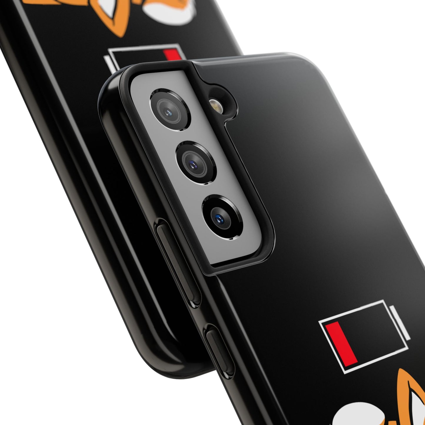 Shiba Inu Low Battery Phone Case for iPhone and Samsung