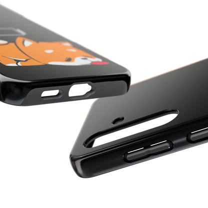 Shiba Inu Low Battery Phone Case for iPhone and Samsung