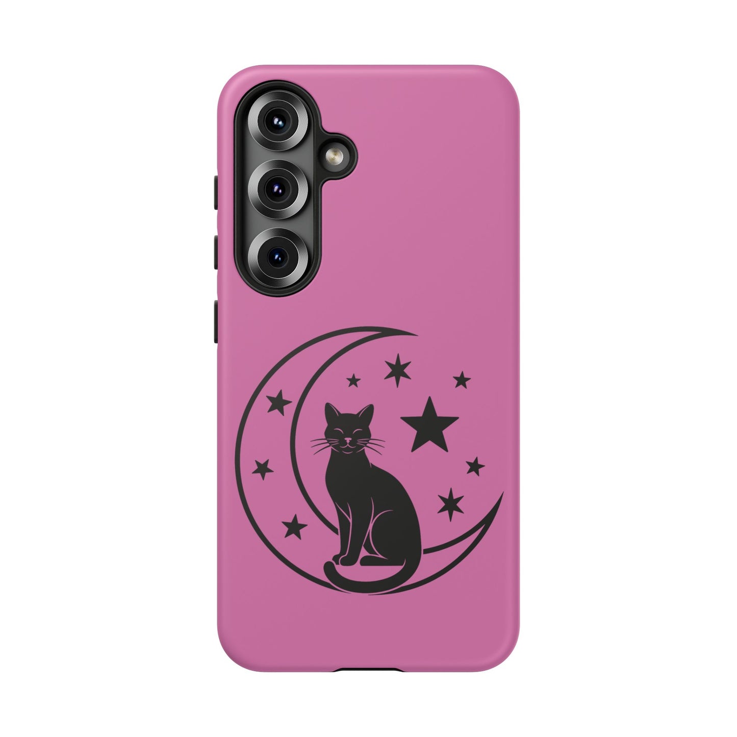 Black Cat Moon Phone Case for iPhone and Samsung