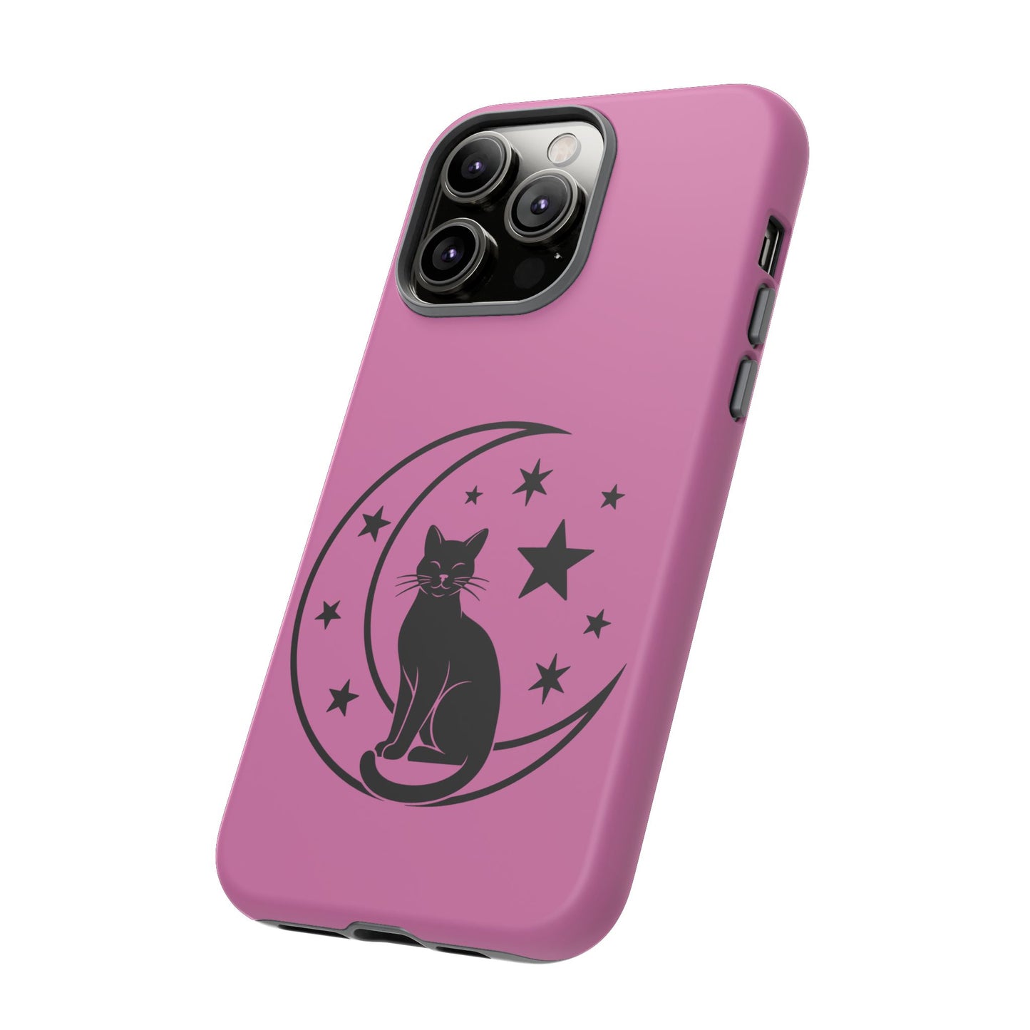Black Cat Moon Phone Case for iPhone and Samsung