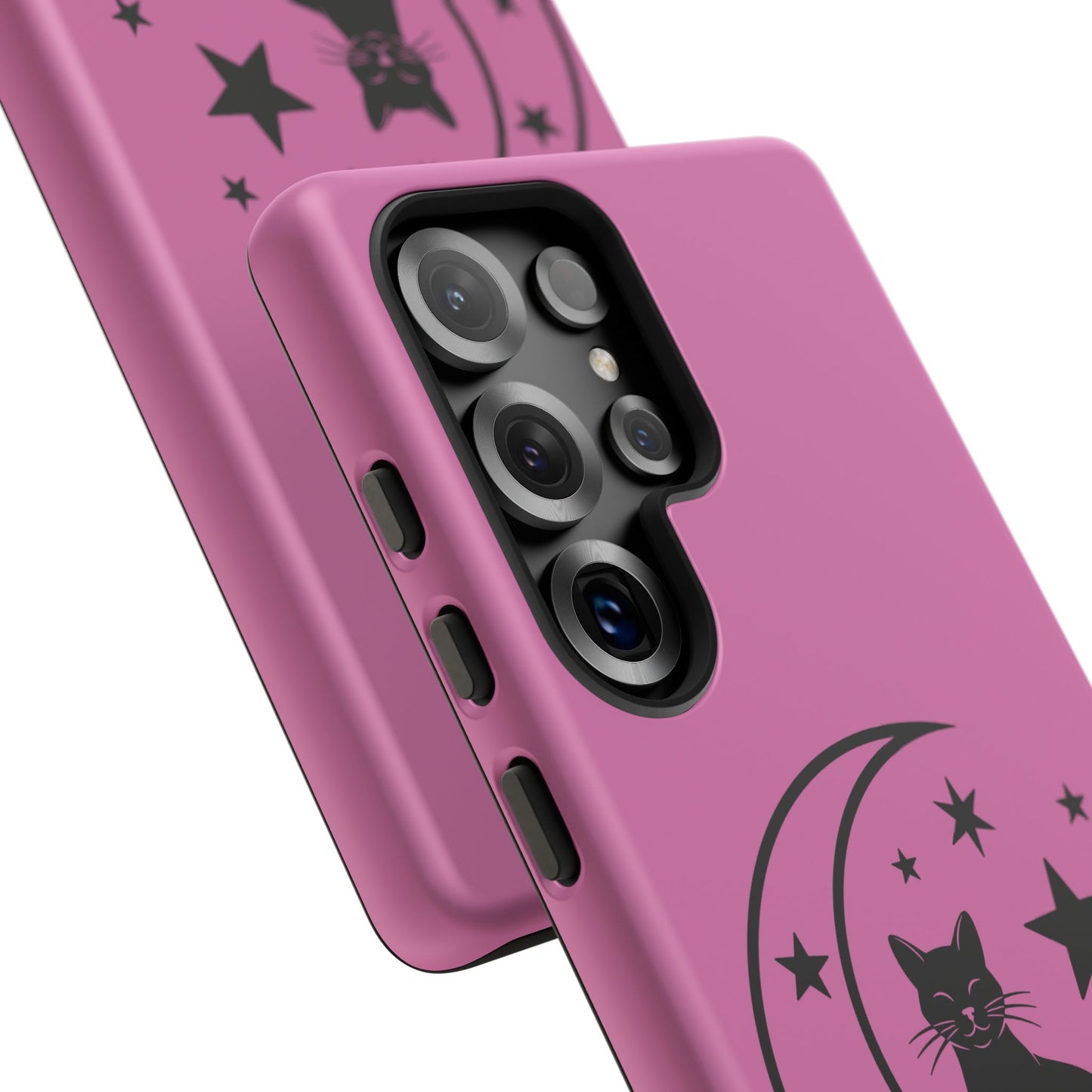 Black Cat Moon Phone Case for iPhone and Samsung