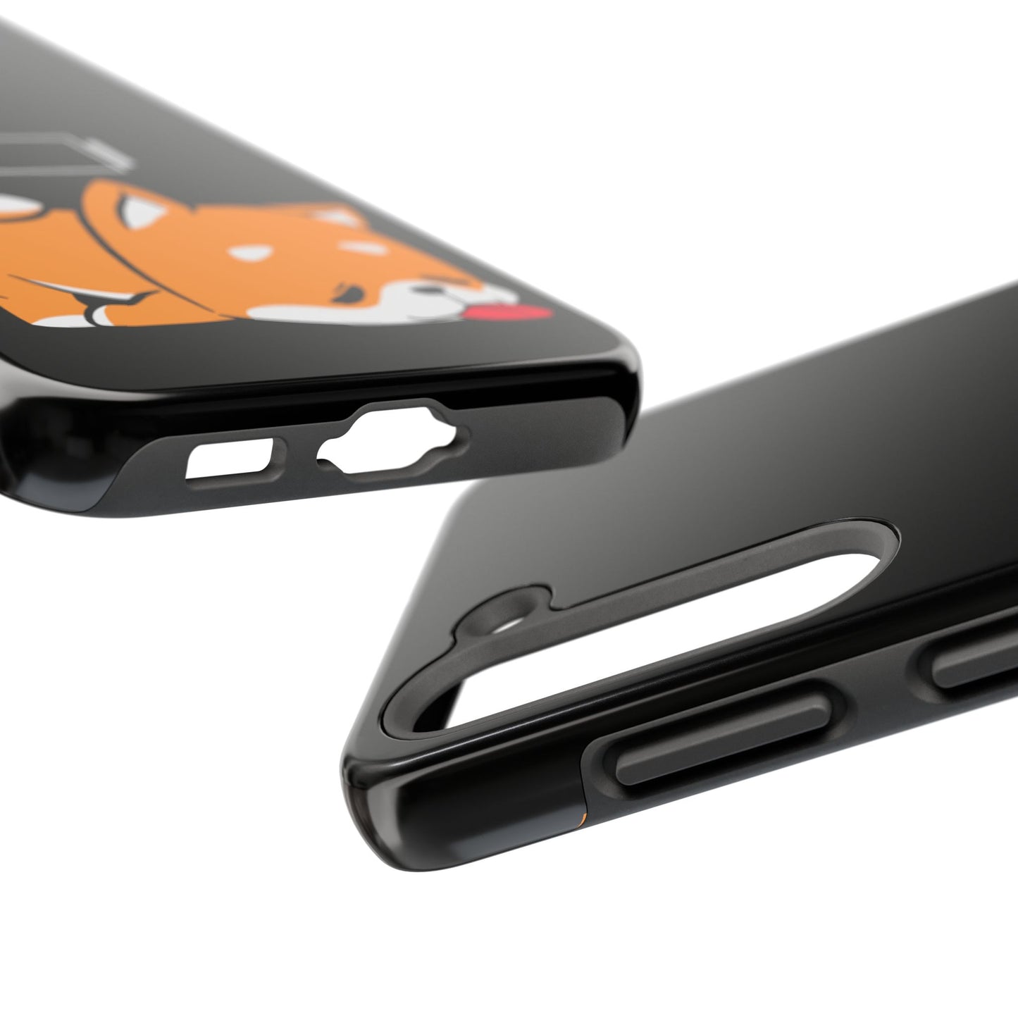 Shiba Inu Low Battery Phone Case for iPhone and Samsung