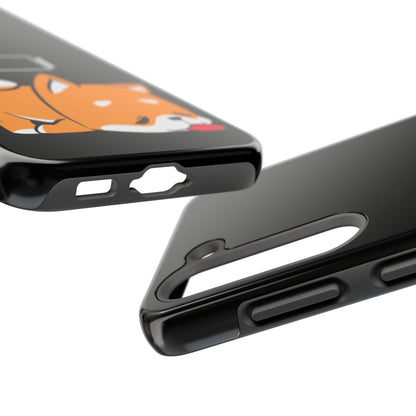 Shiba Inu Low Battery Phone Case for iPhone and Samsung