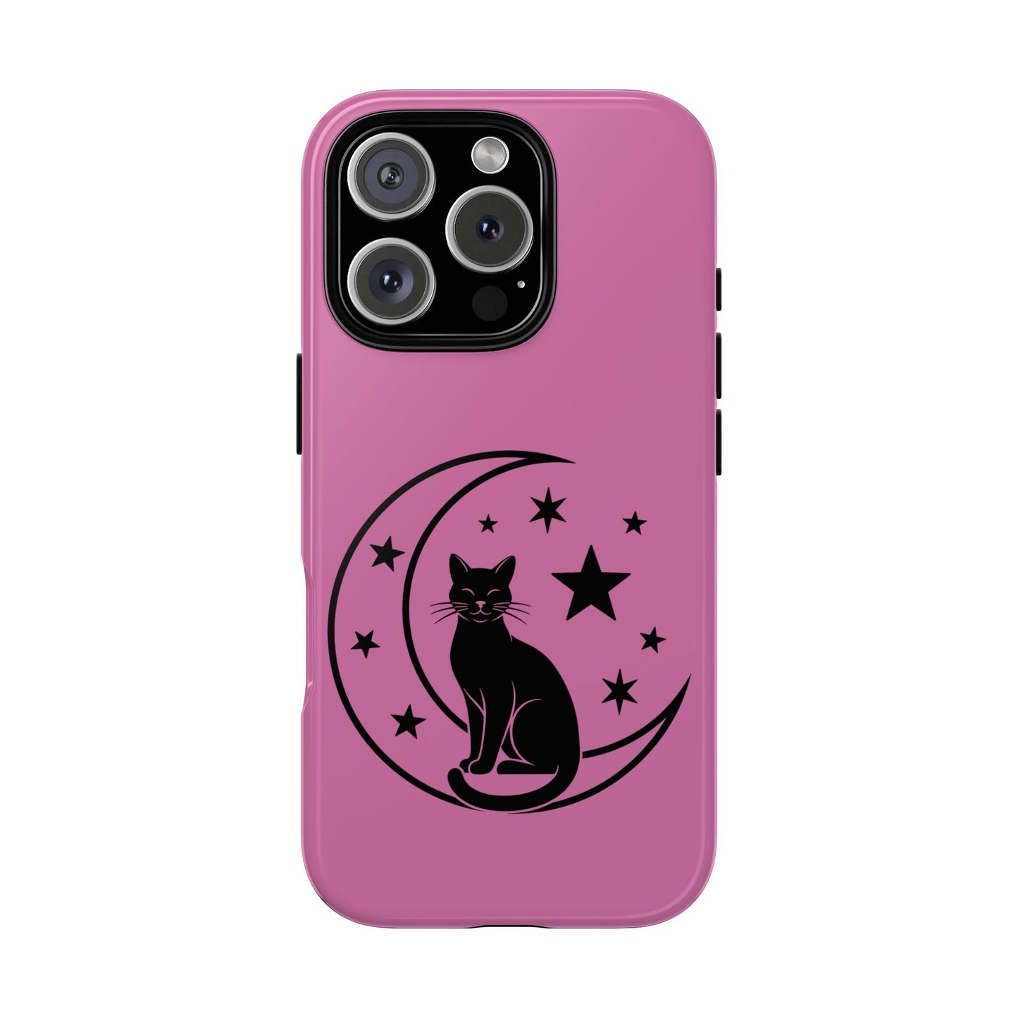 Black Cat Moon Phone Case for iPhone and Samsung