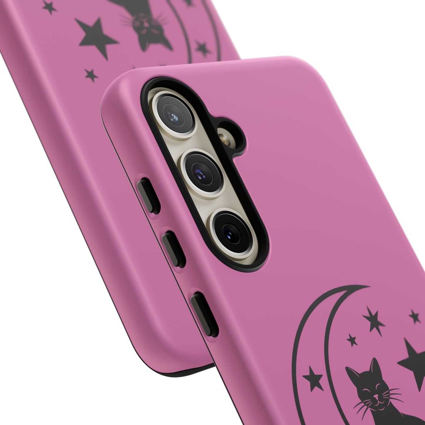 Black Cat Moon Phone Case for iPhone and Samsung