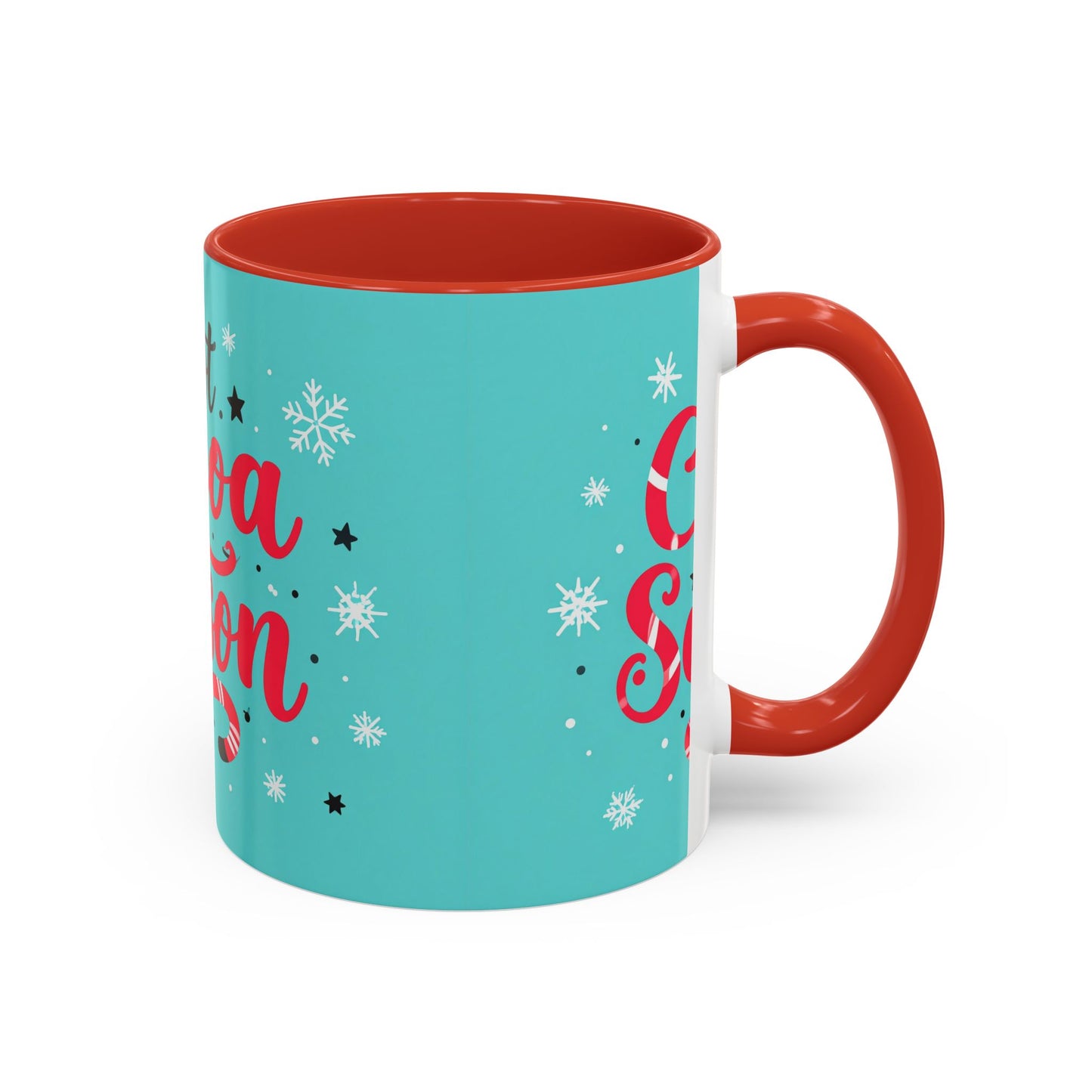 Hot Cocoa Season Mug, Cute Winter Coffee Cup, Cozy Holiday Drinkware, Kakao Tasse Winter, Weihnachts Becher Geschenk