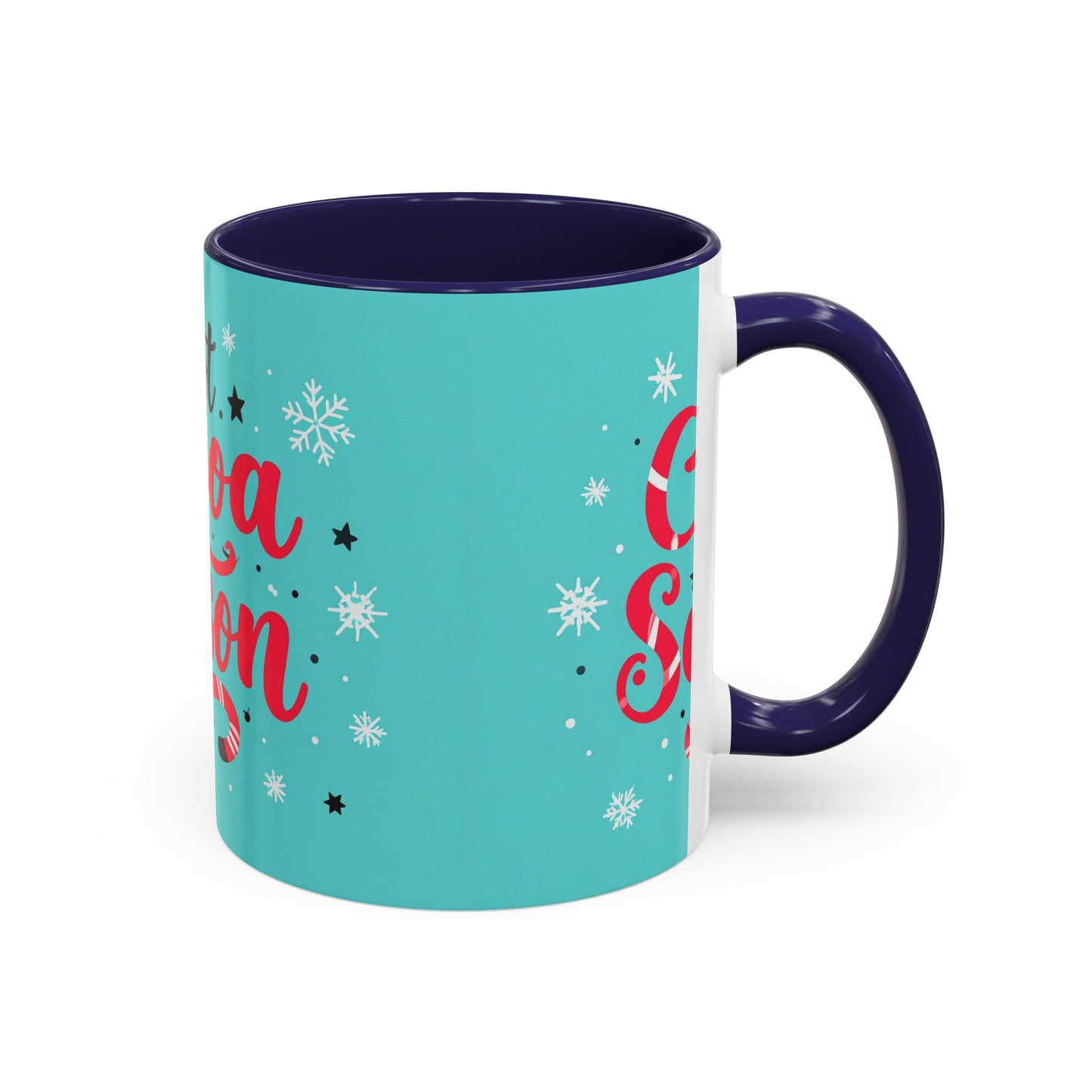Hot Cocoa Season Mug, Cute Winter Coffee Cup, Cozy Holiday Drinkware, Kakao Tasse Winter, Weihnachts Becher Geschenk
