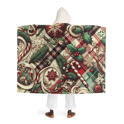 Christmas Sherpa Blanket, Weihnachts Kuscheldecke Sherpa