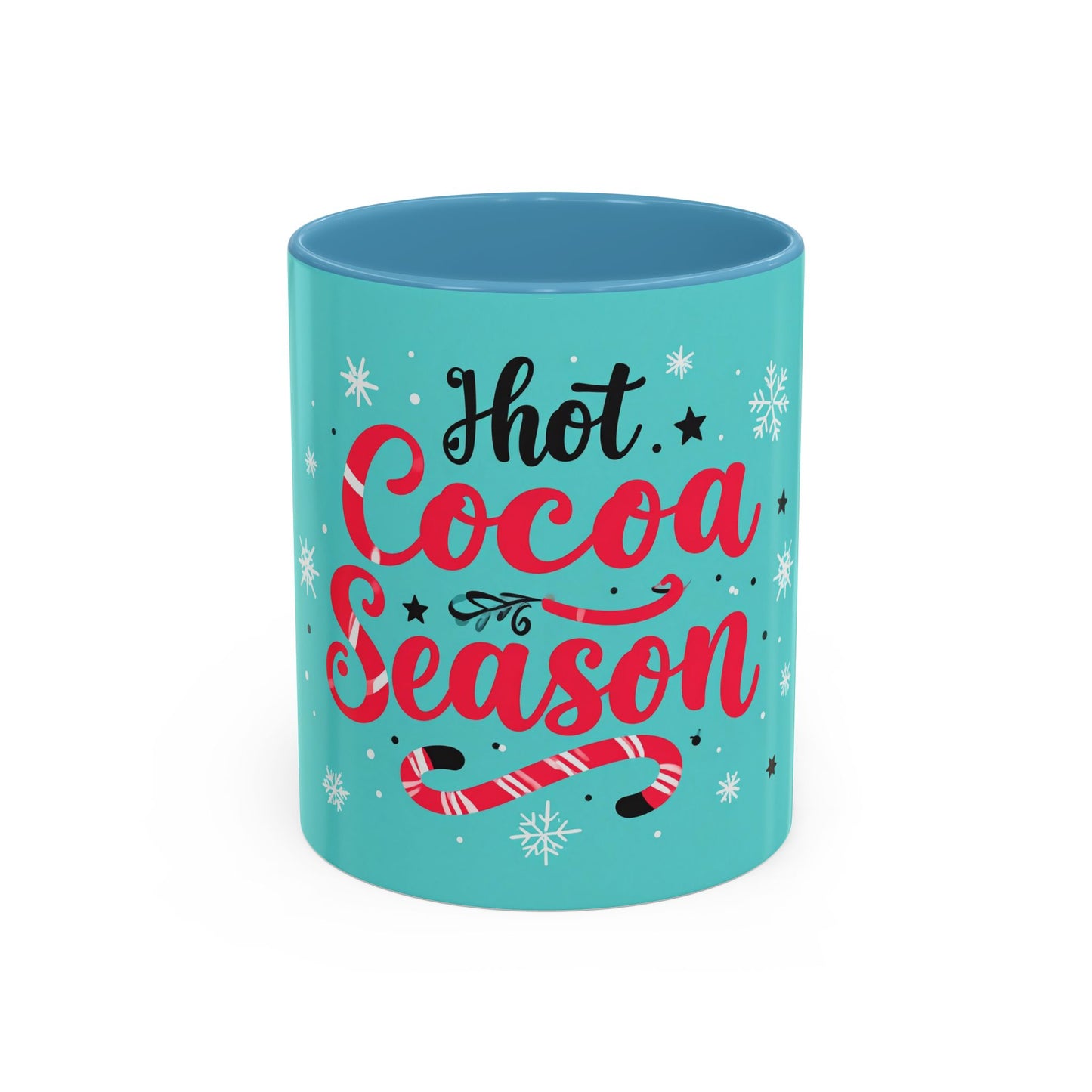 Hot Cocoa Season Mug, Cute Winter Coffee Cup, Cozy Holiday Drinkware, Kakao Tasse Winter, Weihnachts Becher Geschenk