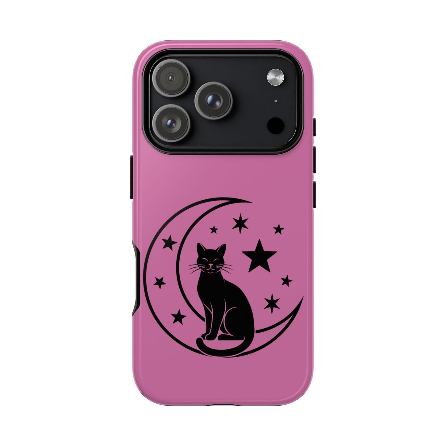 Black Cat Moon Phone Case for iPhone and Samsung