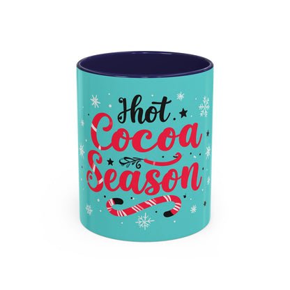 Hot Cocoa Season Mug, Cute Winter Coffee Cup, Cozy Holiday Drinkware, Kakao Tasse Winter, Weihnachts Becher Geschenk