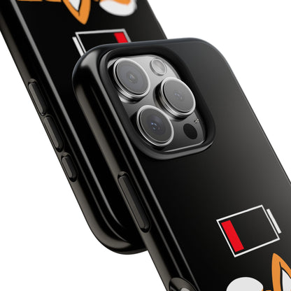 Shiba Inu Low Battery Phone Case for iPhone and Samsung