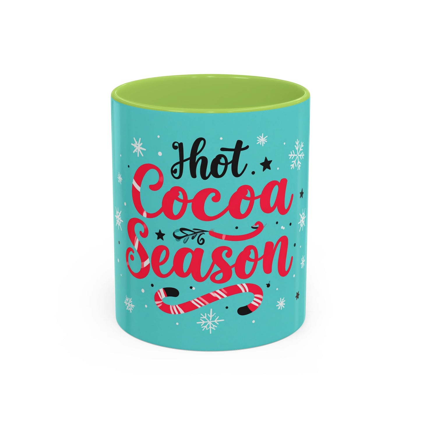 Hot Cocoa Season Mug, Cute Winter Coffee Cup, Cozy Holiday Drinkware, Kakao Tasse Winter, Weihnachts Becher Geschenk