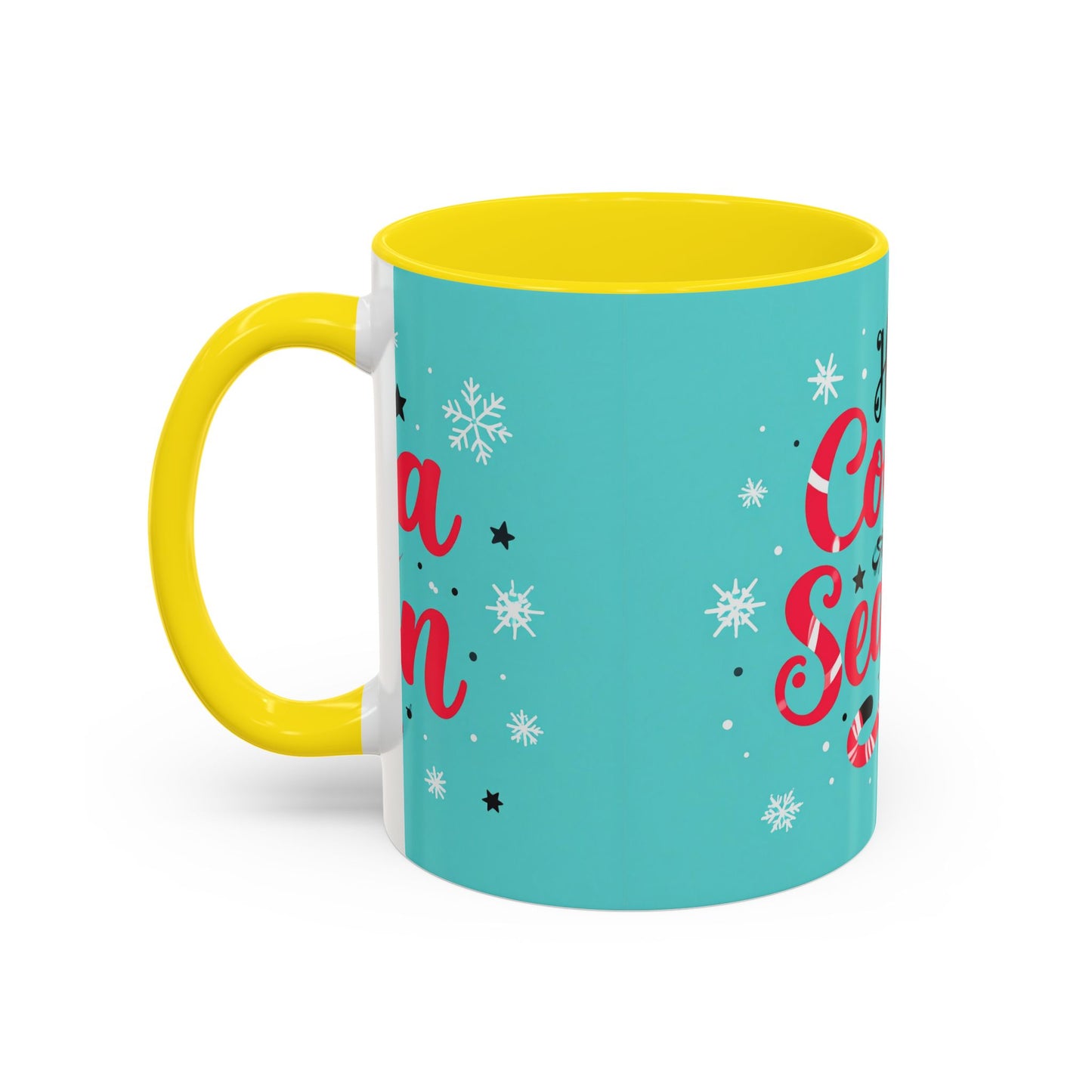 Hot Cocoa Season Mug, Cute Winter Coffee Cup, Cozy Holiday Drinkware, Kakao Tasse Winter, Weihnachts Becher Geschenk
