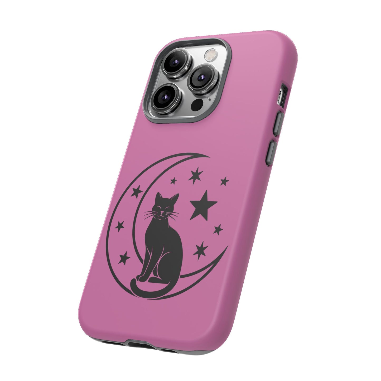 Black Cat Moon Phone Case for iPhone and Samsung