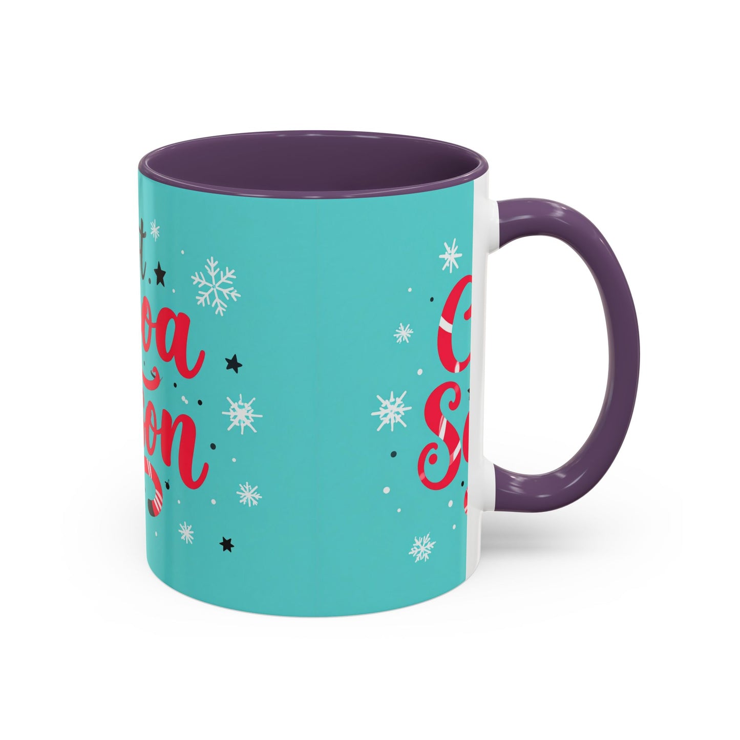 Hot Cocoa Season Mug, Cute Winter Coffee Cup, Cozy Holiday Drinkware, Kakao Tasse Winter, Weihnachts Becher Geschenk