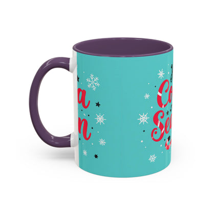 Hot Cocoa Season Mug, Cute Winter Coffee Cup, Cozy Holiday Drinkware, Kakao Tasse Winter, Weihnachts Becher Geschenk