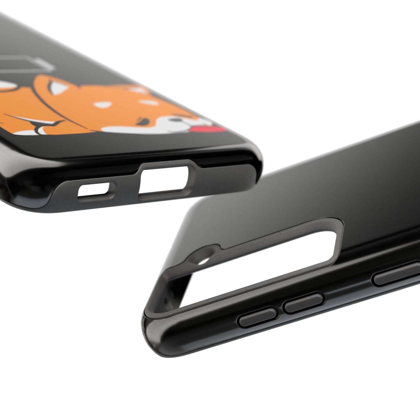 Shiba Inu Low Battery Phone Case for iPhone and Samsung