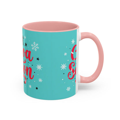 Hot Cocoa Season Mug, Cute Winter Coffee Cup, Cozy Holiday Drinkware, Kakao Tasse Winter, Weihnachts Becher Geschenk