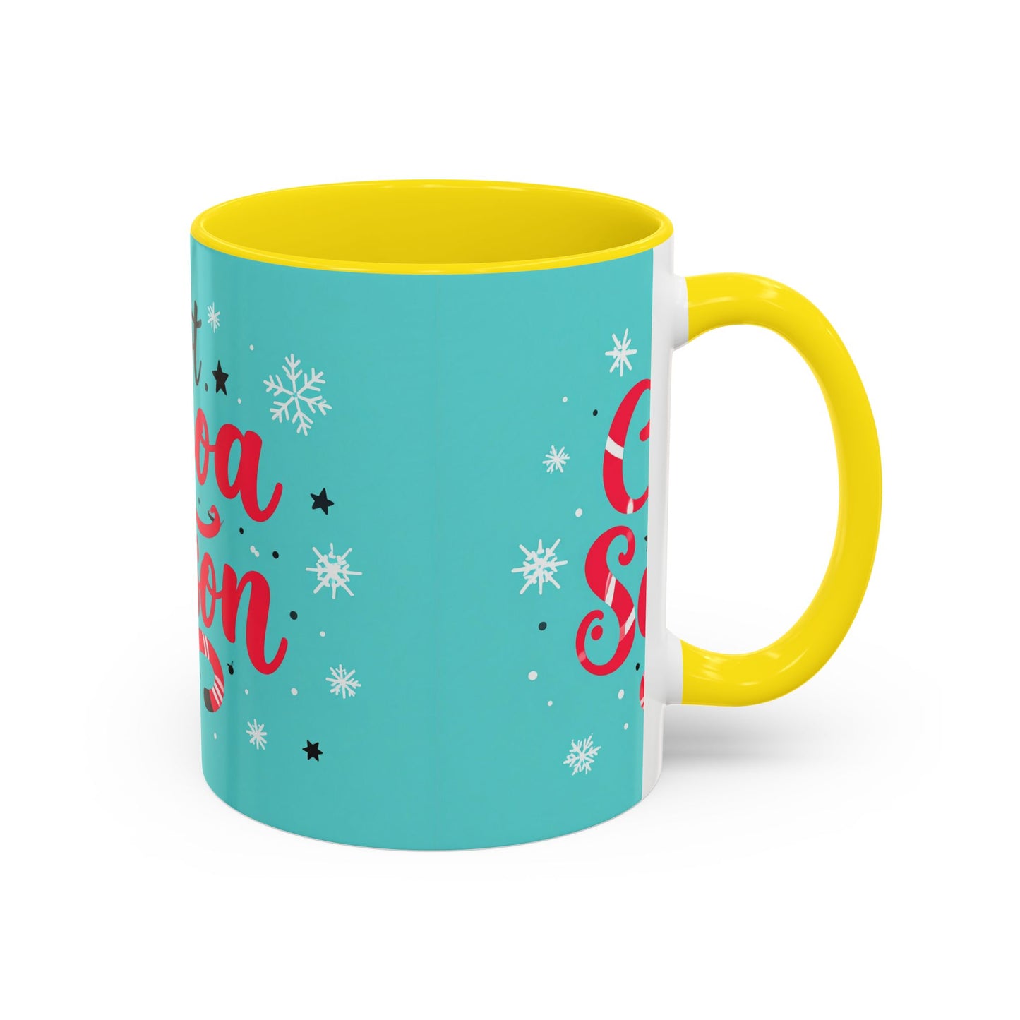 Hot Cocoa Season Mug, Cute Winter Coffee Cup, Cozy Holiday Drinkware, Kakao Tasse Winter, Weihnachts Becher Geschenk