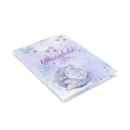 Moonchild Notizbuch A4 A5 Mystisches Sterne und Mond Design Softcover Spirituelles Geschenk