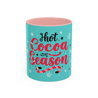 Hot Cocoa Season Mug, Cute Winter Coffee Cup, Cozy Holiday Drinkware, Kakao Tasse Winter, Weihnachts Becher Geschenk