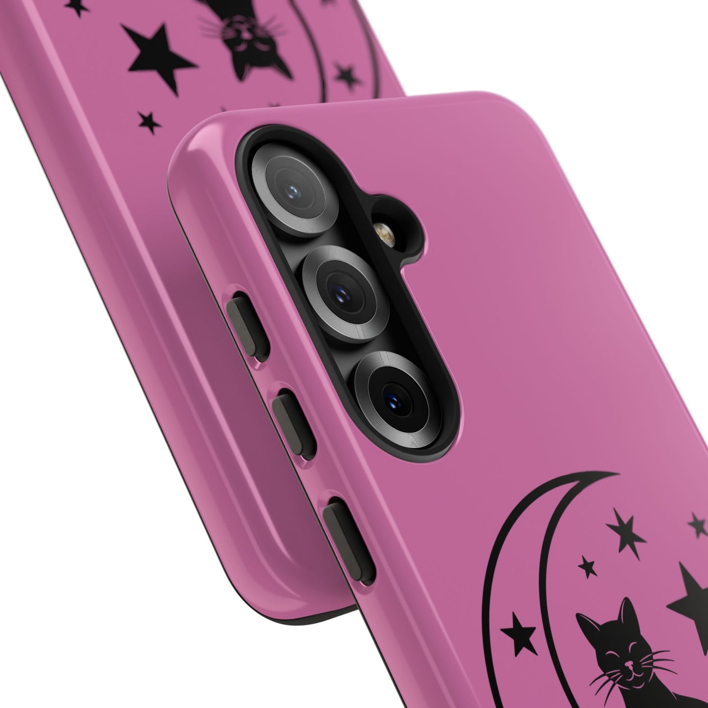 Black Cat Moon Phone Case for iPhone and Samsung