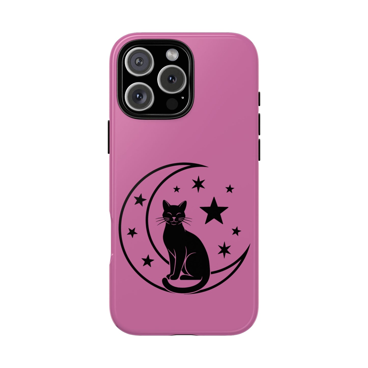 Black Cat Moon Phone Case for iPhone and Samsung