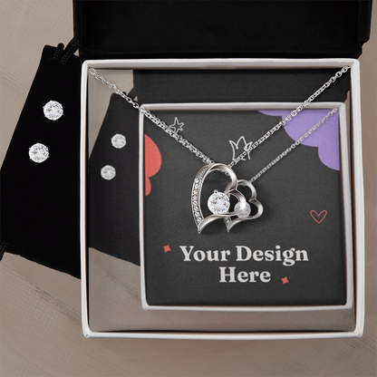 To My Forever Love - Necklace & Earrings Gift Set