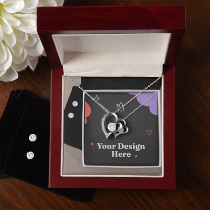 To My Forever Love - Necklace & Earrings Gift Set