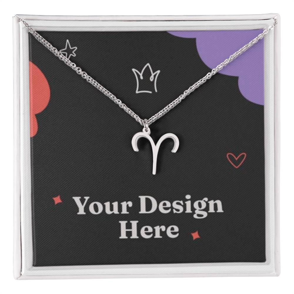 18K Gold Zodiac Necklace – Elegant Horoscope Jewelry Gift for Her