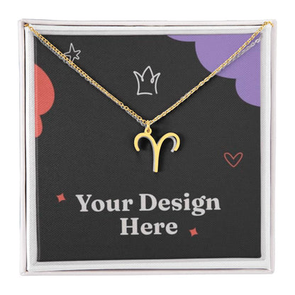18K Gold Zodiac Necklace – Elegant Horoscope Jewelry Gift for Her