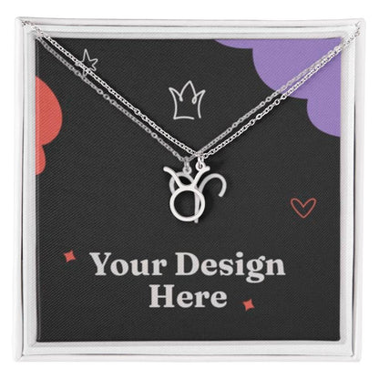 18K Gold Zodiac Necklace – Elegant Horoscope Jewelry Gift for Her